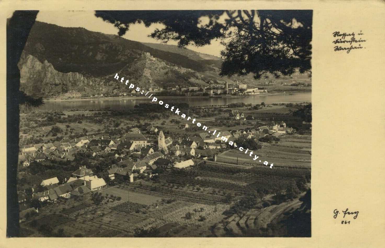 Rossatz bei Dürnstein in der Wachau 1936